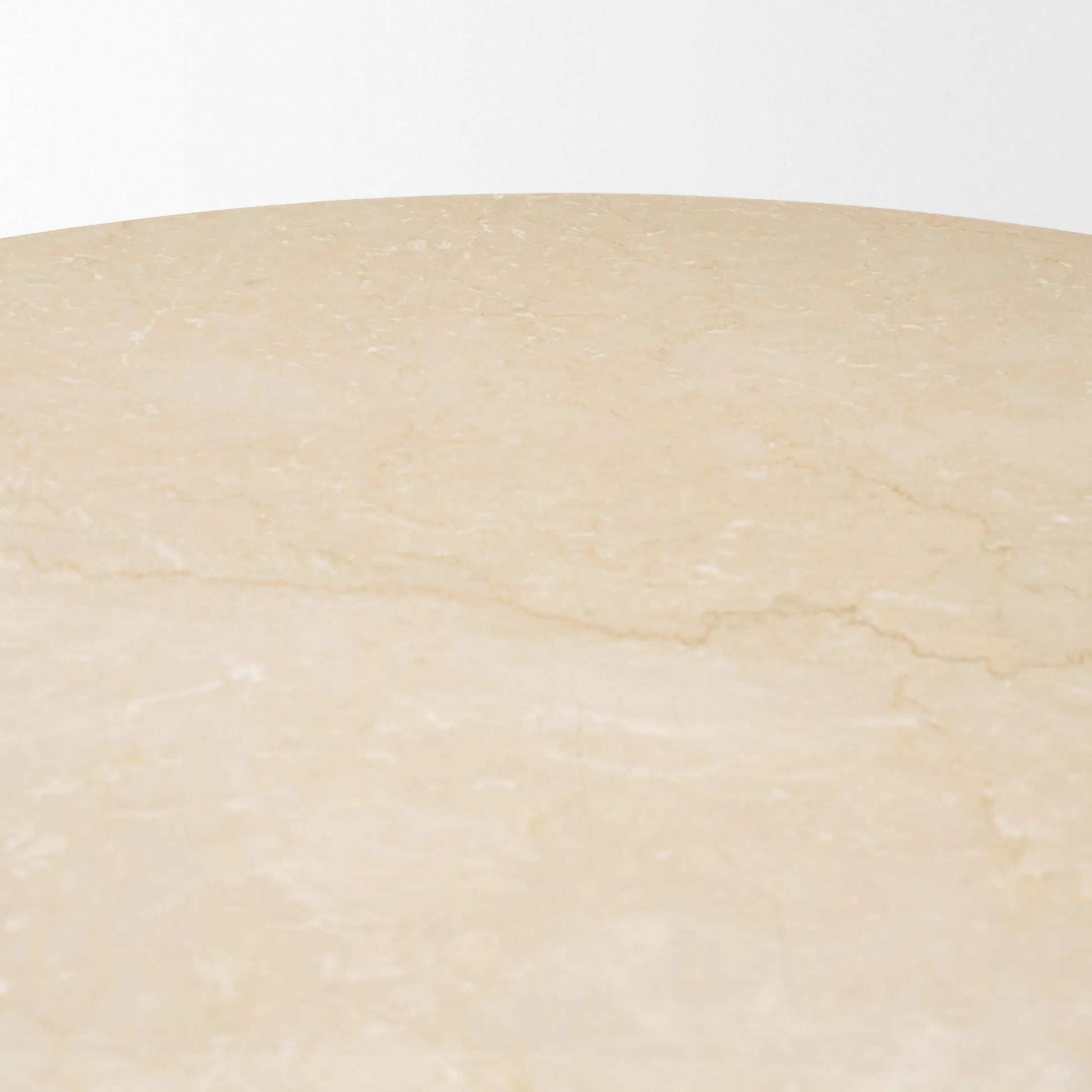 Sorrano 59" Dining Table by Mercana in beige. Made from marble in a unique style.