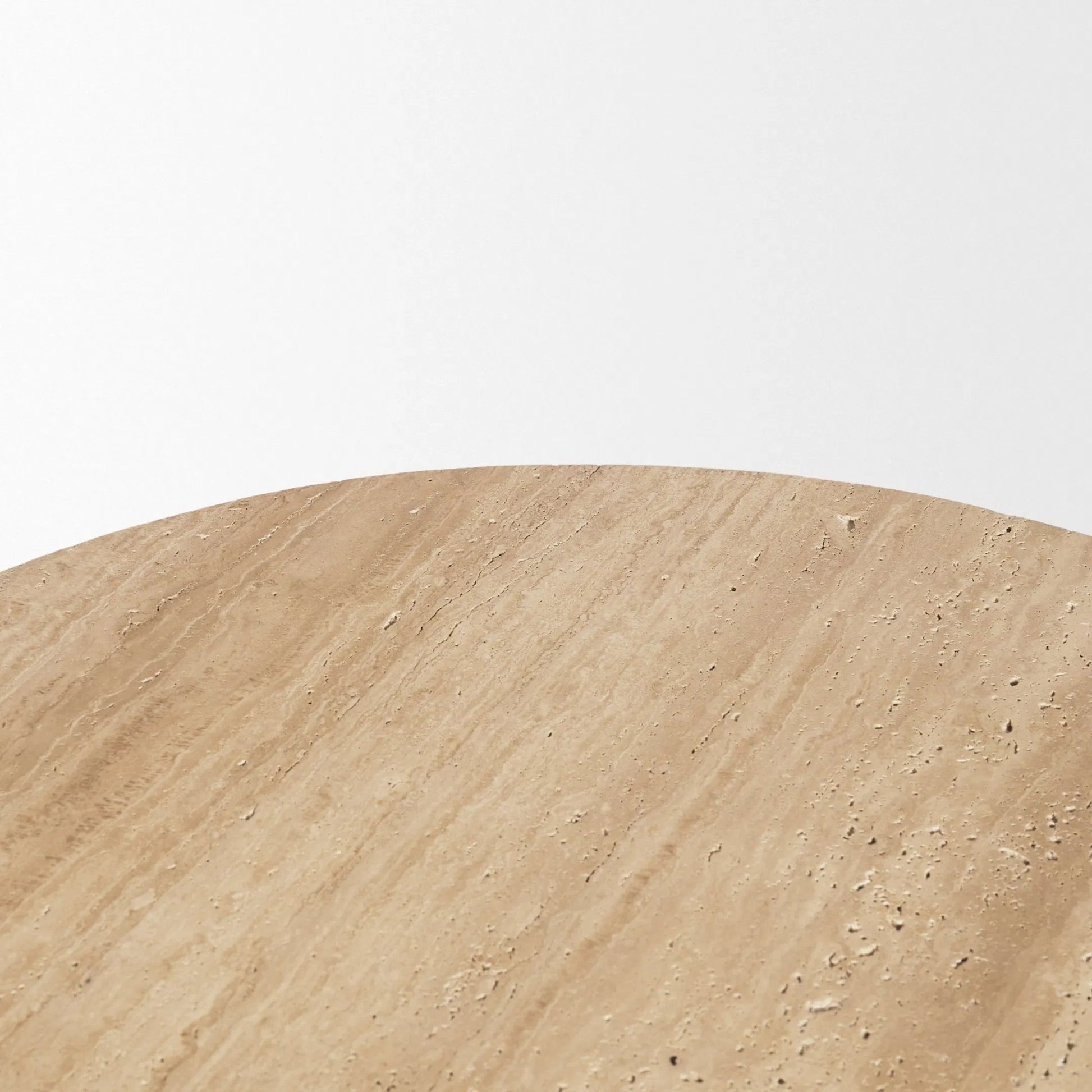 Elara Coffee Table by Mercana in beige. Made from marble in a unique style.