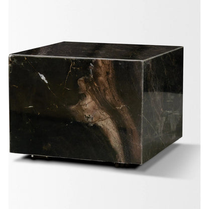 Quadra Coffee Table by Mercana in black. Made from marble in a unique style.
