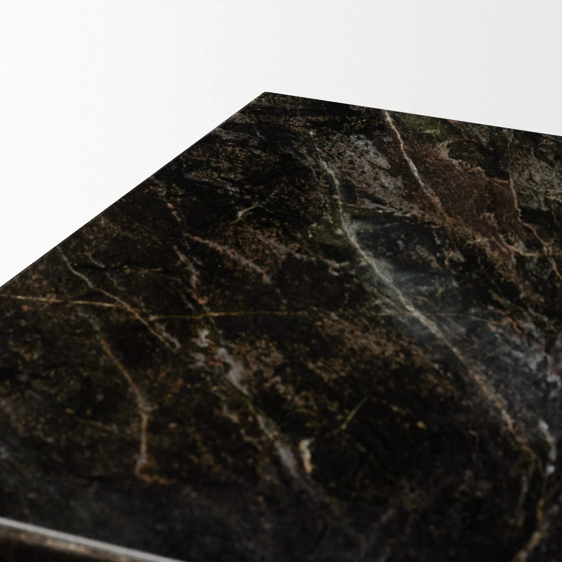 Quadra Coffee Table by Mercana in black. Made from marble in a unique style.