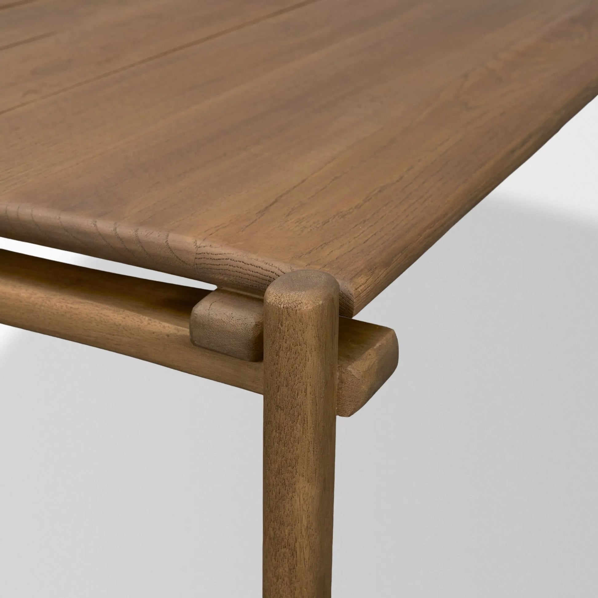 Riven Coffee Table by Mercana in brown. Made from solid wood in a unique style.