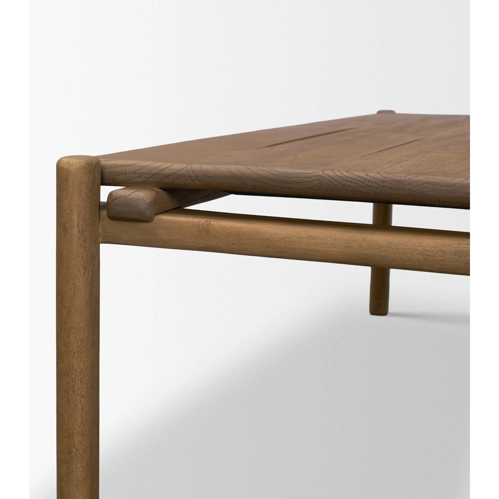 Riven Coffee Table by Mercana in brown. Made from solid wood in a unique style.