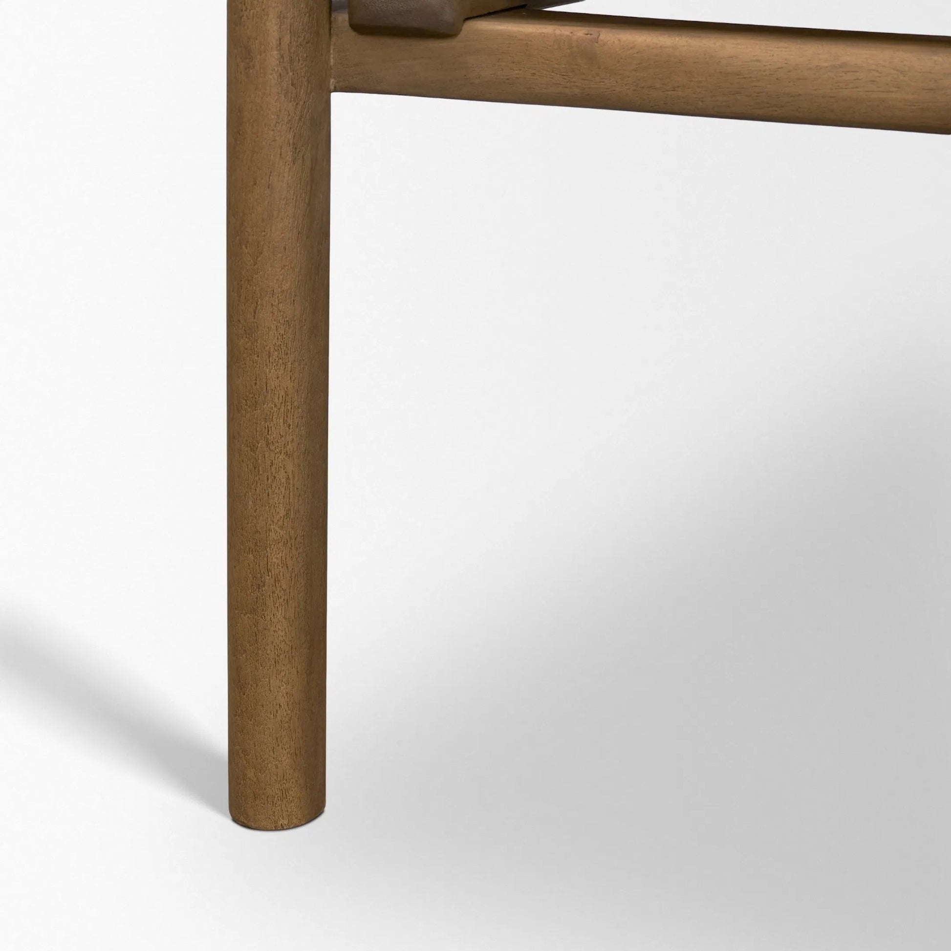 Riven Coffee Table by Mercana in brown. Made from solid wood in a unique style.