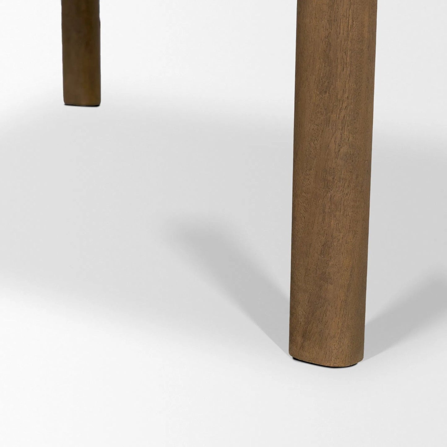 007 SI-2540779 | Closeup | Riven Side Table by Mercana in brown. Made from solid wood in a unique style.
