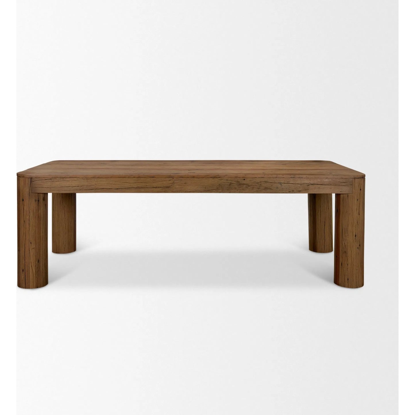 002 SI-2540748 | Additional Silo | Hewitt 94" Rectangular Dining Table by Mercana in brown. Made from reclaimed wood in a unique style.