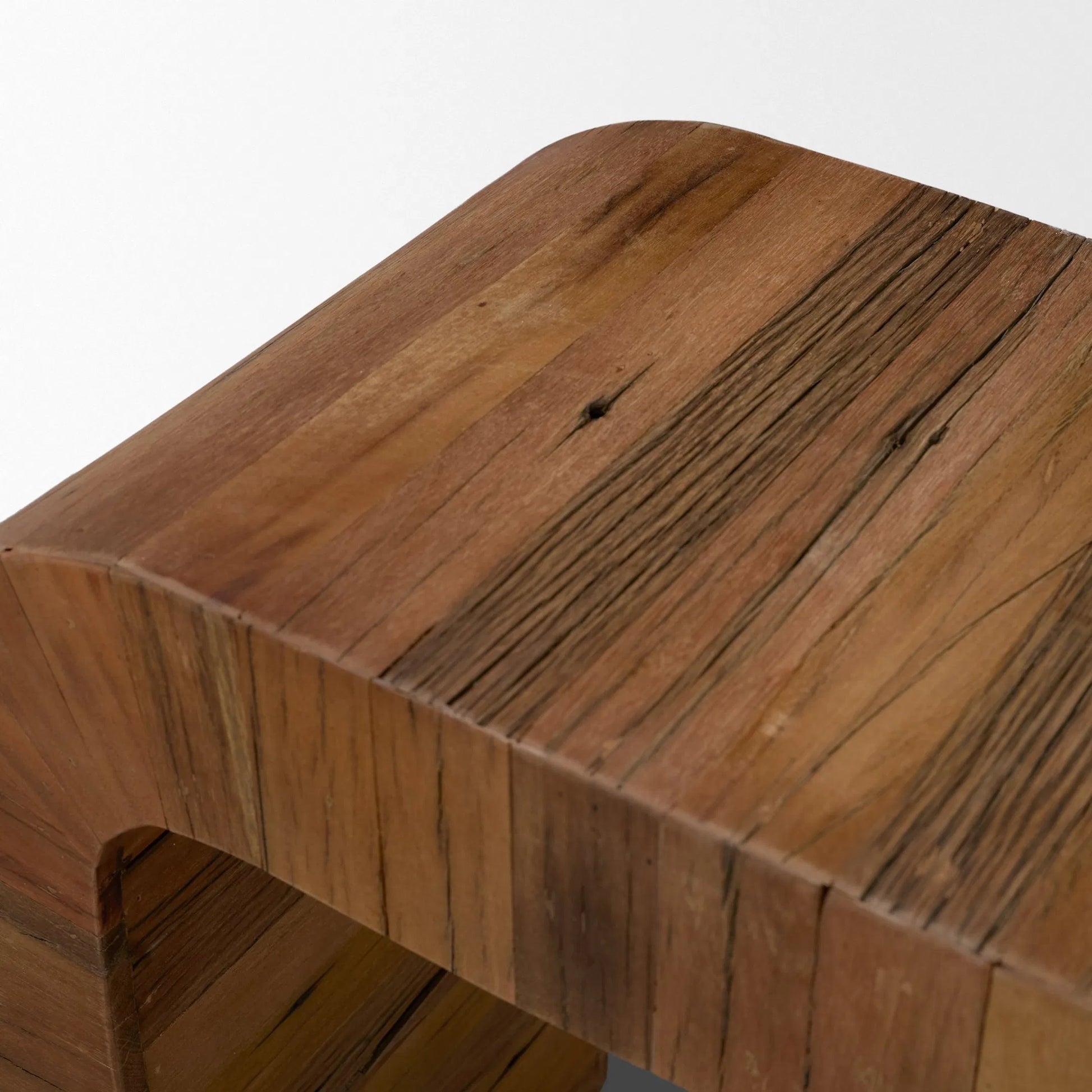 Denton Console Table by Mercana in brown. Made from wood in a unique style.