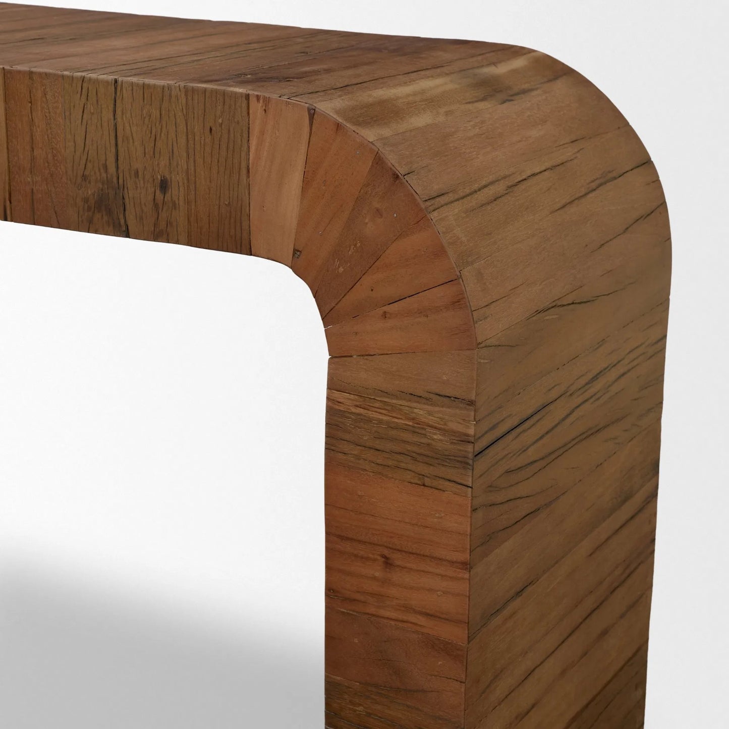 006 SI-2540737 | Closeup | Denton Console Table by Mercana in brown. Made from wood in a unique style.