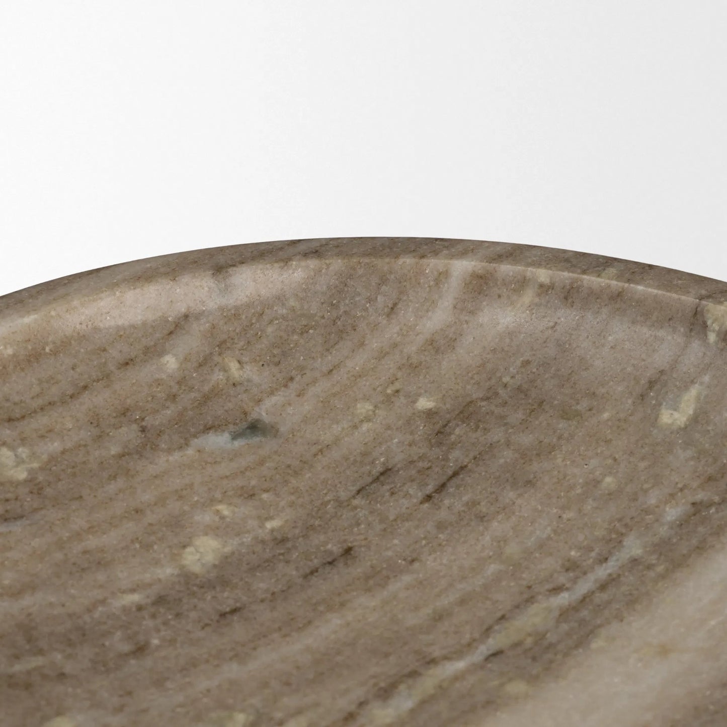 004 SI-2540811 | Closeup | Vasca Decorative Bowl by Mercana in gray. Made from marble in a unique style.