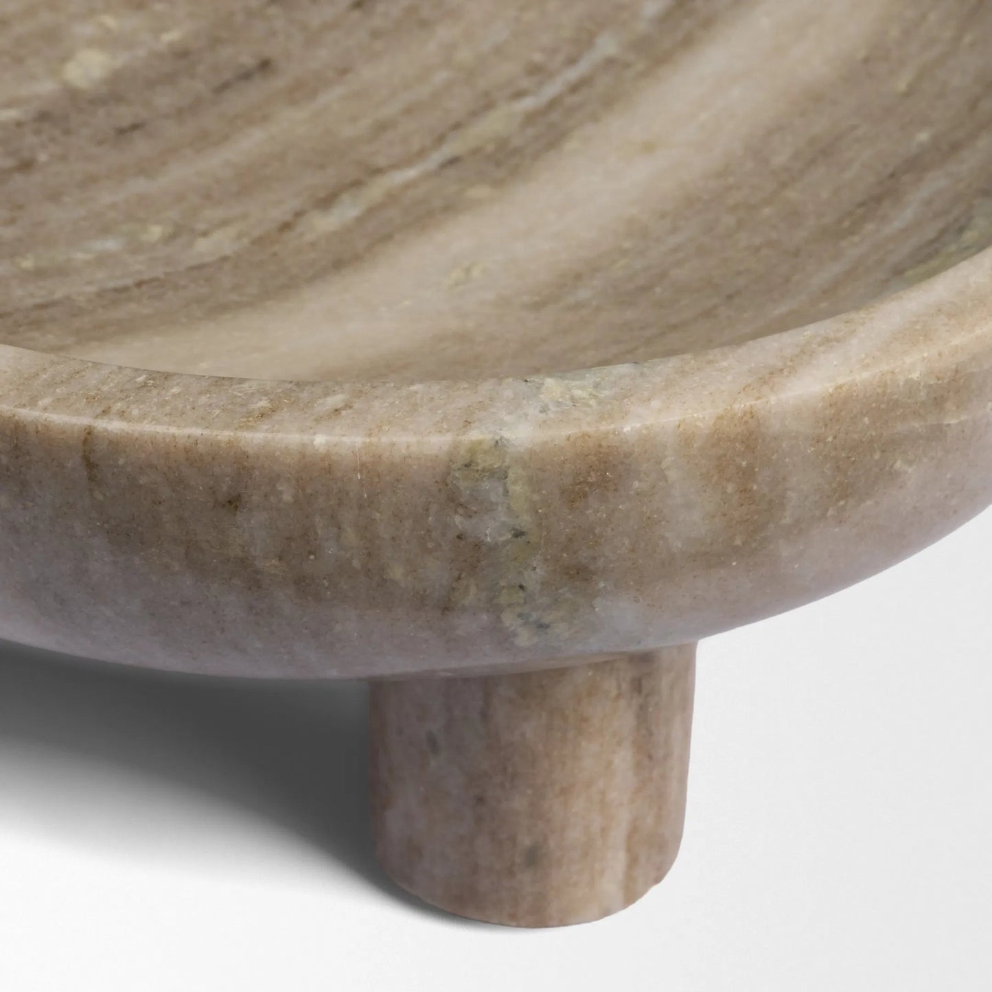 005 SI-2540811 | Closeup | Vasca Decorative Bowl by Mercana in gray. Made from marble in a unique style.