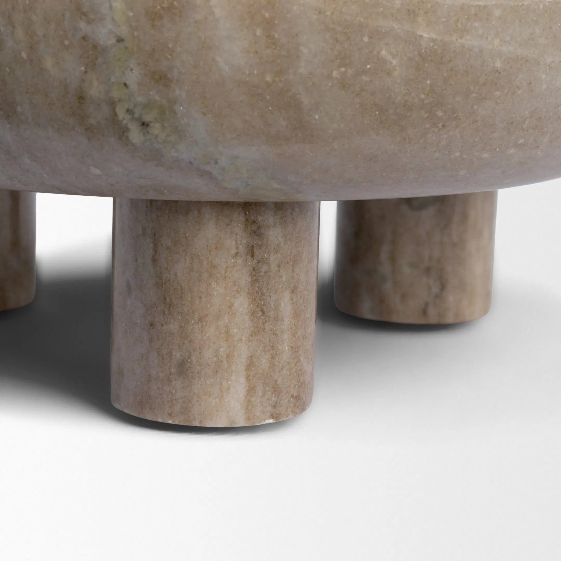 Vasca Decorative Bowl by Mercana in gray. Made from marble in a unique style.