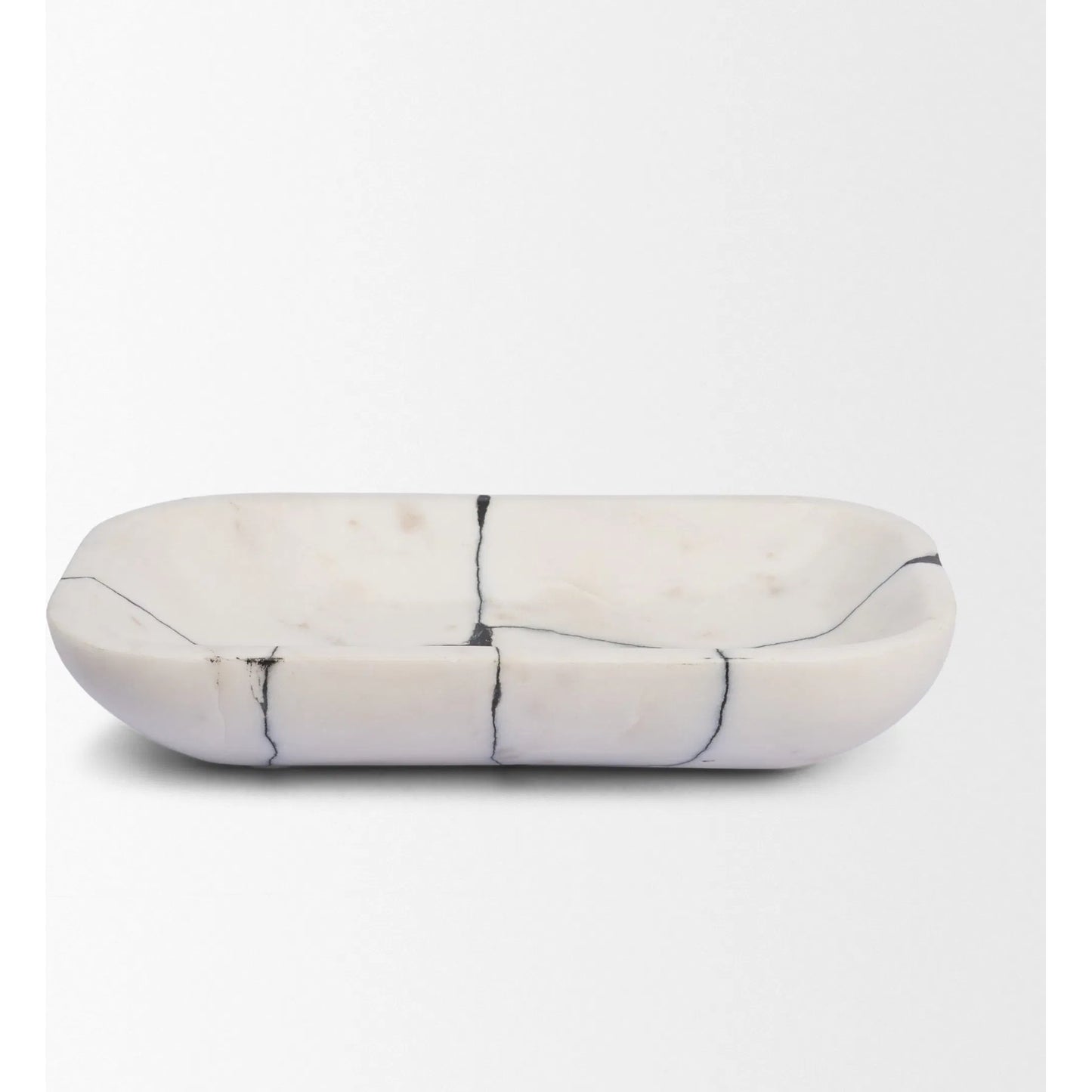 002 SI-2540787 | Additional Silo | Sintessi Rectangular Bowl by Mercana in white. Made from marble in a unique style.