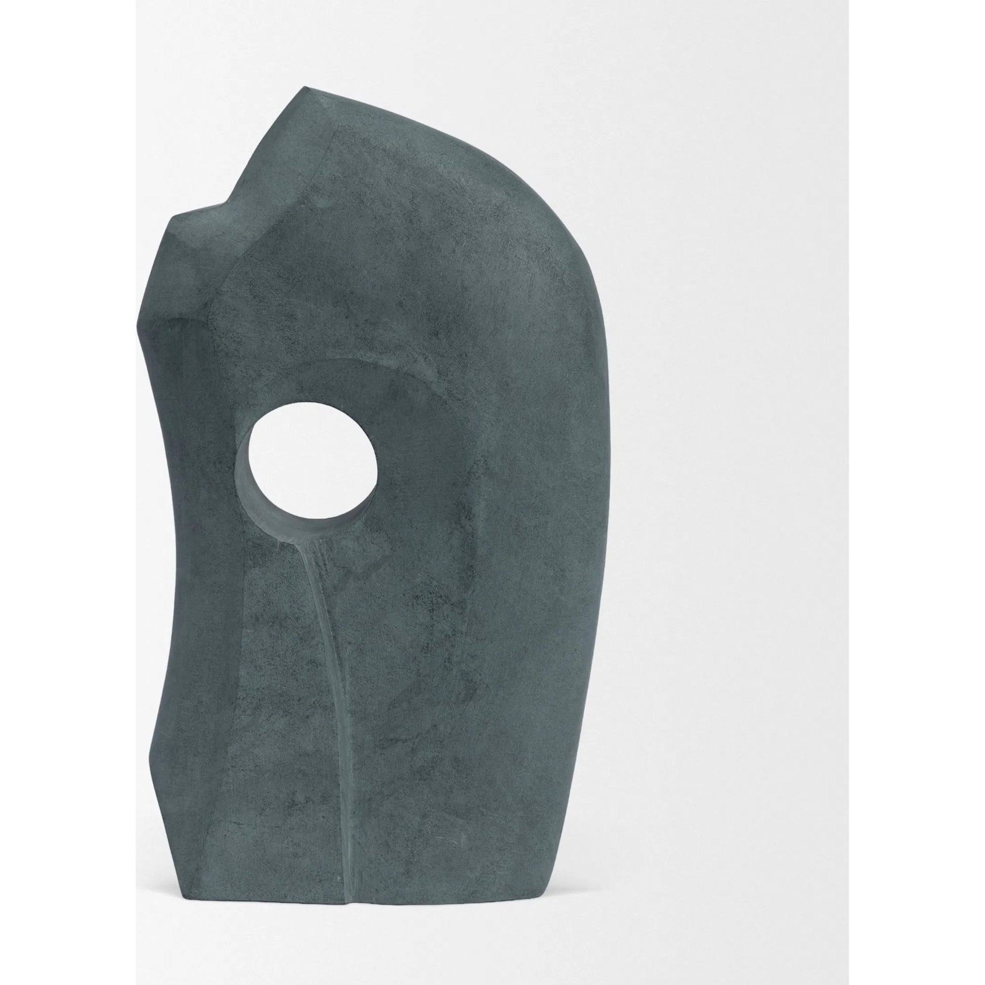 Carico Sculptural Decorative Object by Mercana in gray. Made from marble in a unique style.