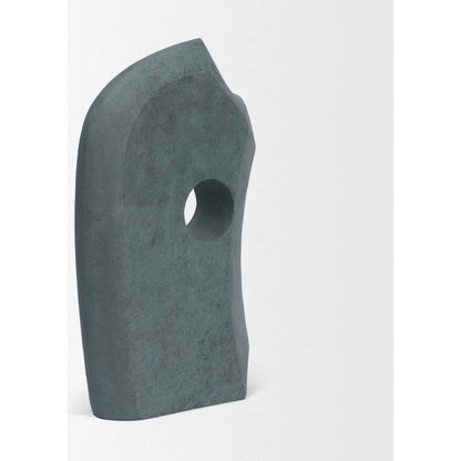 Carico Sculptural Decorative Object by Mercana in gray. Made from marble in a unique style.