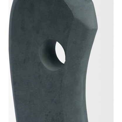 Carico Sculptural Decorative Object by Mercana in gray. Made from marble in a unique style.