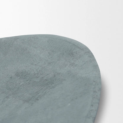 Tria Tray by Mercana in gray. Made from marble in a unique style.