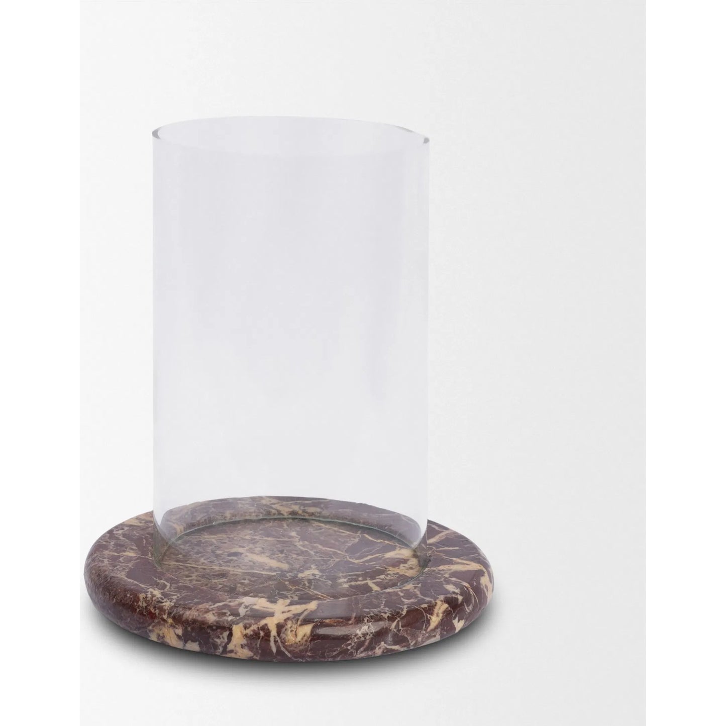 003 SI-2540724 | Additional Silo | Bordo Hurricane Candle Holder by Mercana in brown. Made from marble in a unique style.