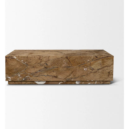 Matteo Coffee Table by Mercana. Made from stone in a modern style.