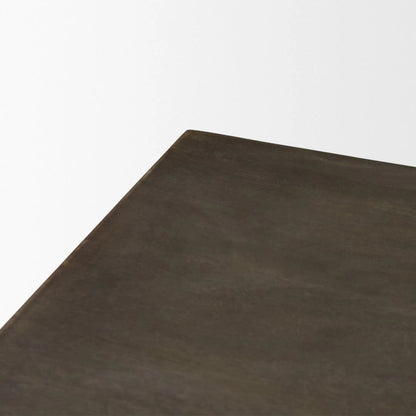 Cinder Sideboard by Mercana in dark brown. Made from solid wood in a unique style.