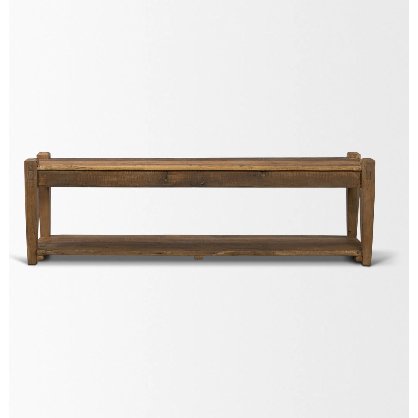 002 SI-2540715 | Additional Silo | Ashwick Bench by Mercana in dark brown. Made from reclaimed wood in a unique style.