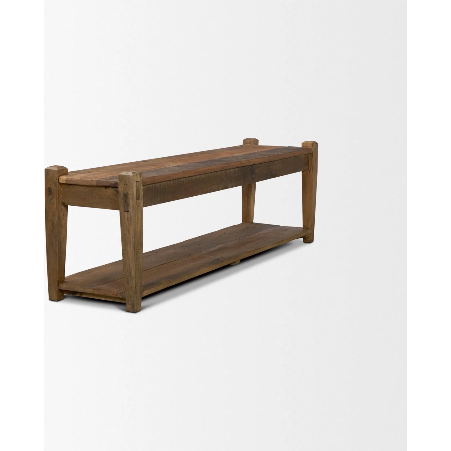 004 SI-2540715 | Additional Silo | Ashwick Bench by Mercana in dark brown. Made from reclaimed wood in a unique style.