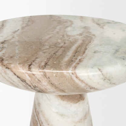 Bellancia Side Table by Mercana. Made from marble in a unique style.