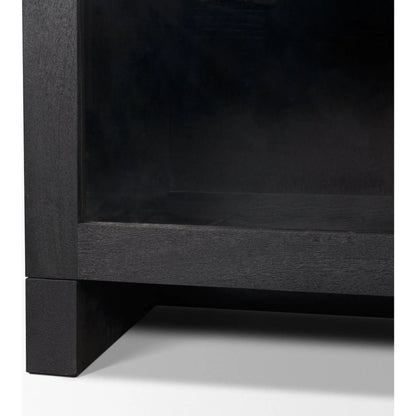 Suri Sideboard by Mercana in light brown. Made from solid wood in a transitional style.