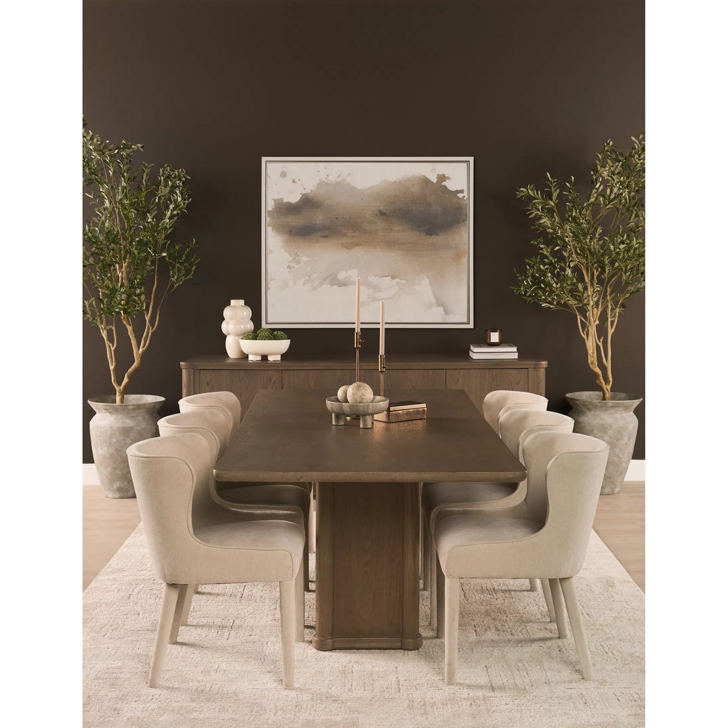 011 SI-2540712 | Lifestyle | Alden Sideboard by Mercana in brown. Made from manufactured wood in a unique style.