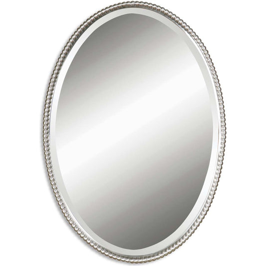Sherise Oval Mirror by Uttermost. Made from metal, glass in a modern style.