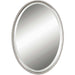 Sherise Oval Mirror by Uttermost. Made from metal, glass in a modern style.