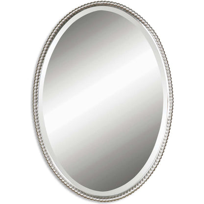 Sherise Oval Mirror by Uttermost. Made from metal, glass in a modern style.