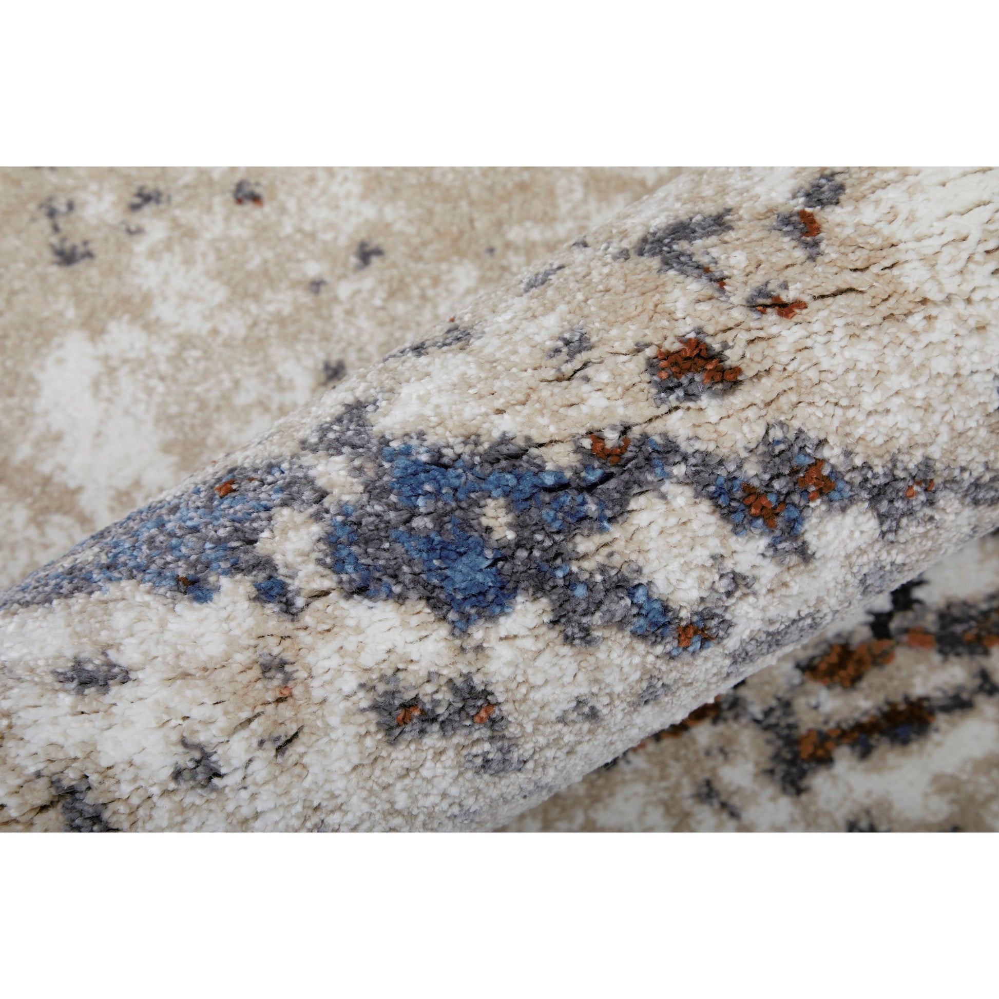 Gilmore Rug - 39MLF by Feizy in ivory, blue, gray. Made from polypropylene in a unique style.