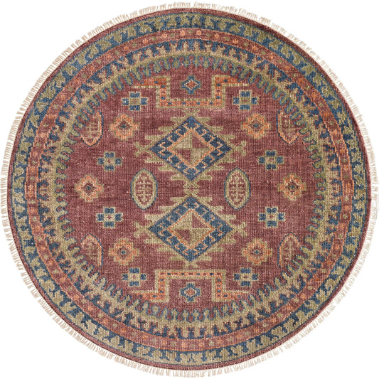 Fillmore Traditional Geometric Rug - 6929F by Feizy in red, green, blue. Made from wool in a unique style.