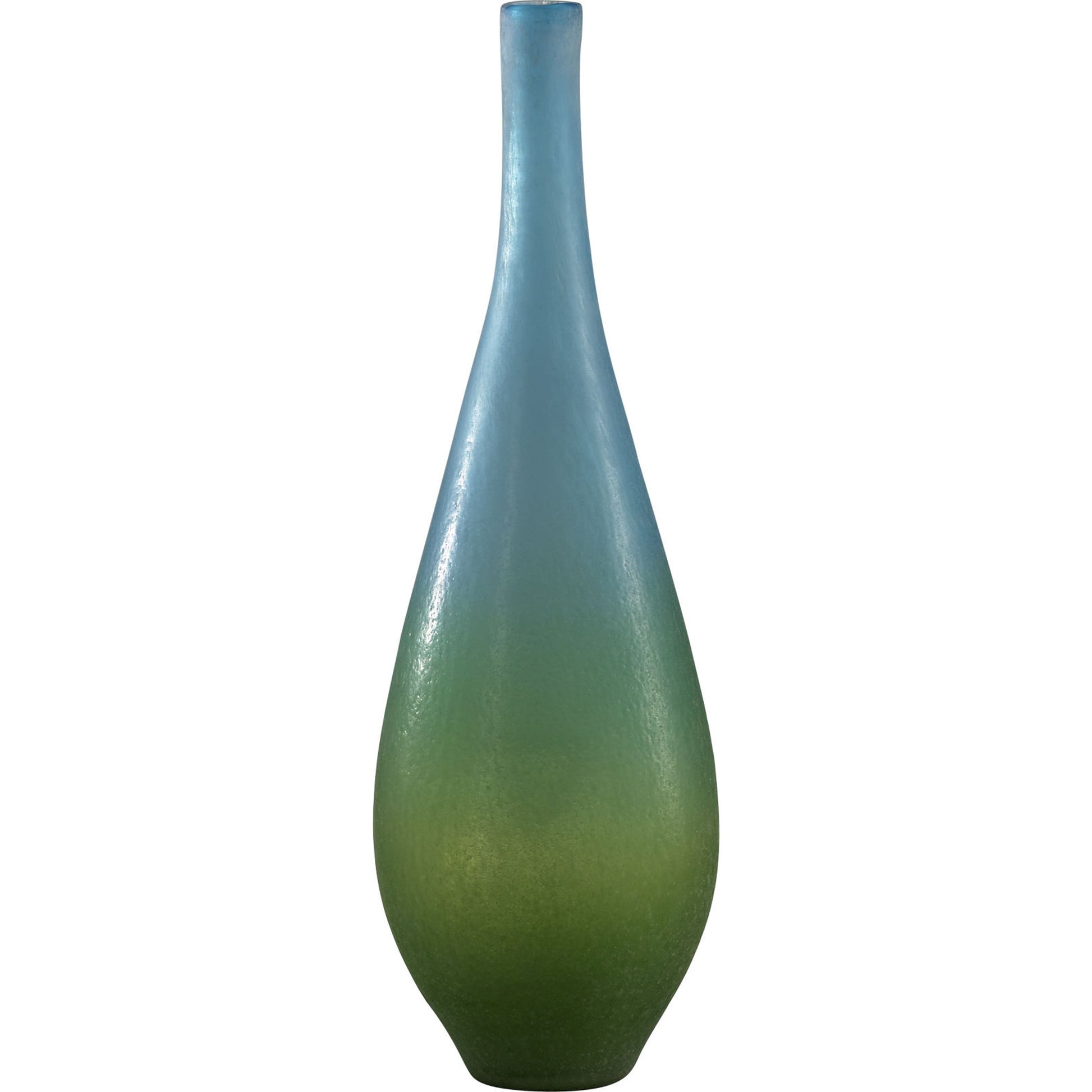Vizio Vase by Cyan Design in yellow, orange. Made from glass in a modern style.