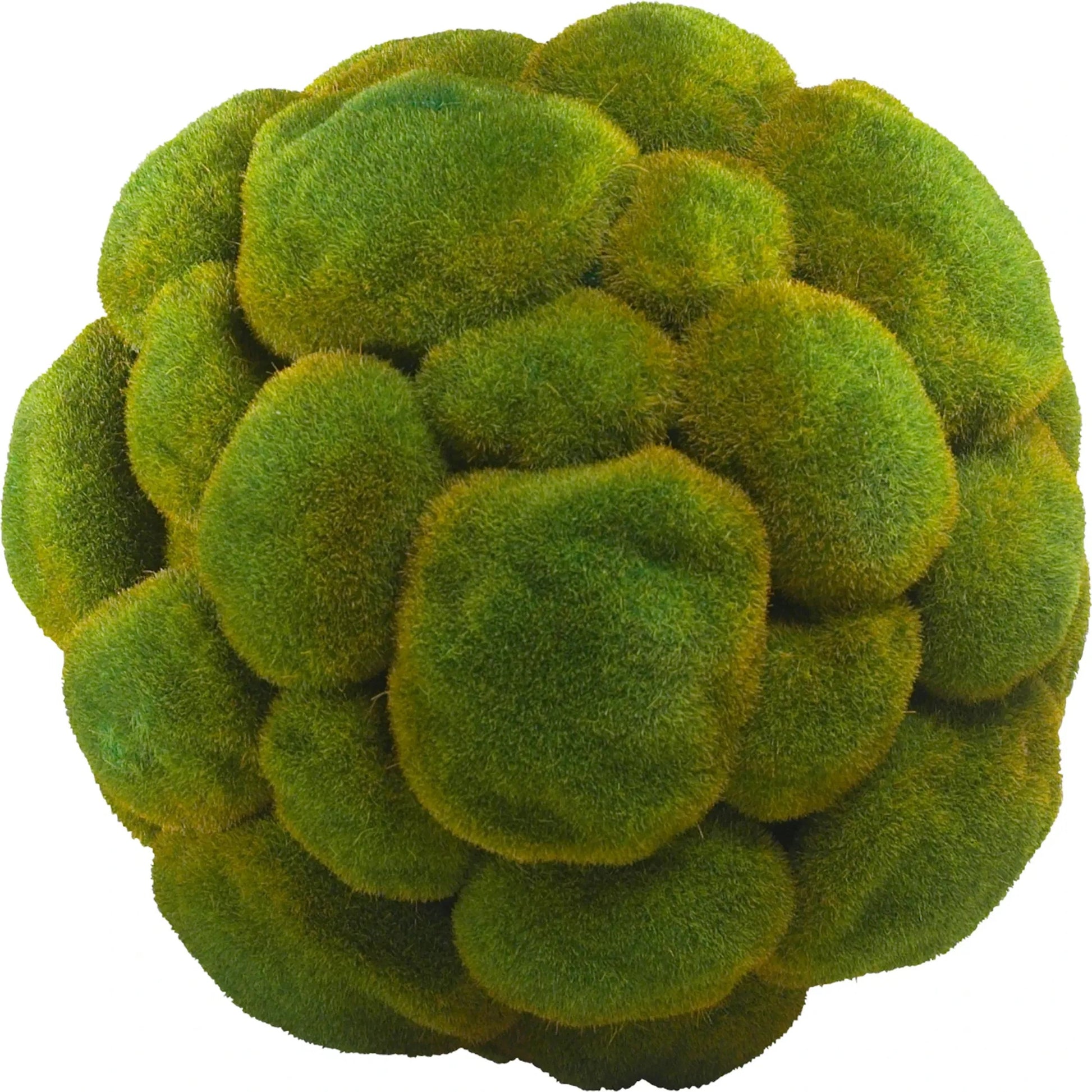Moss Sphere by Cyan Design in moss green. Made from poly foam in a cottage & farmhouse style.