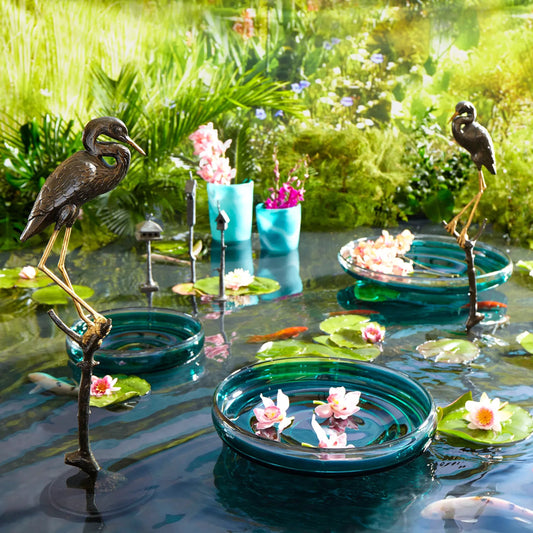 001 S-254676 | Lifestyle | Bird House by Cyan Design in bronze. Made from cast iron in a cottage & farmhouse style.