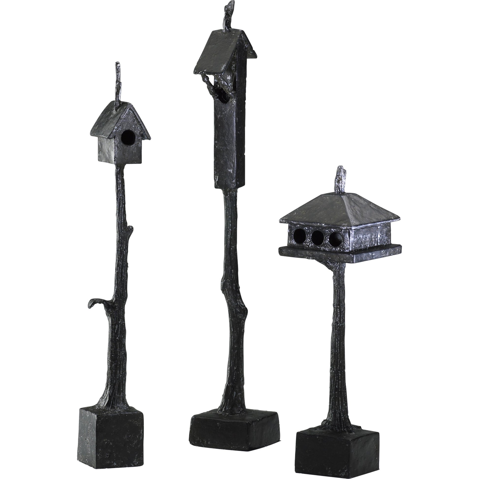 Bird House by Cyan Design in bronze. Made from cast iron in a cottage & farmhouse style.