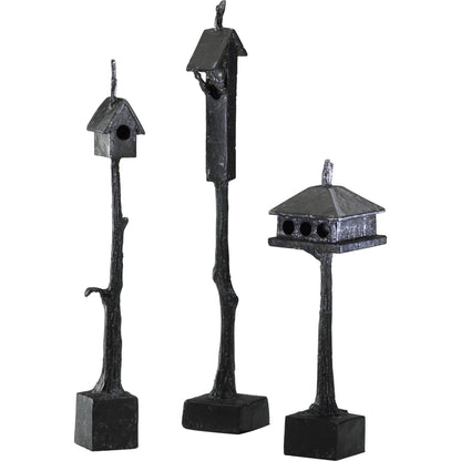 Bird House by Cyan Design in bronze. Made from cast iron in a cottage & farmhouse style.