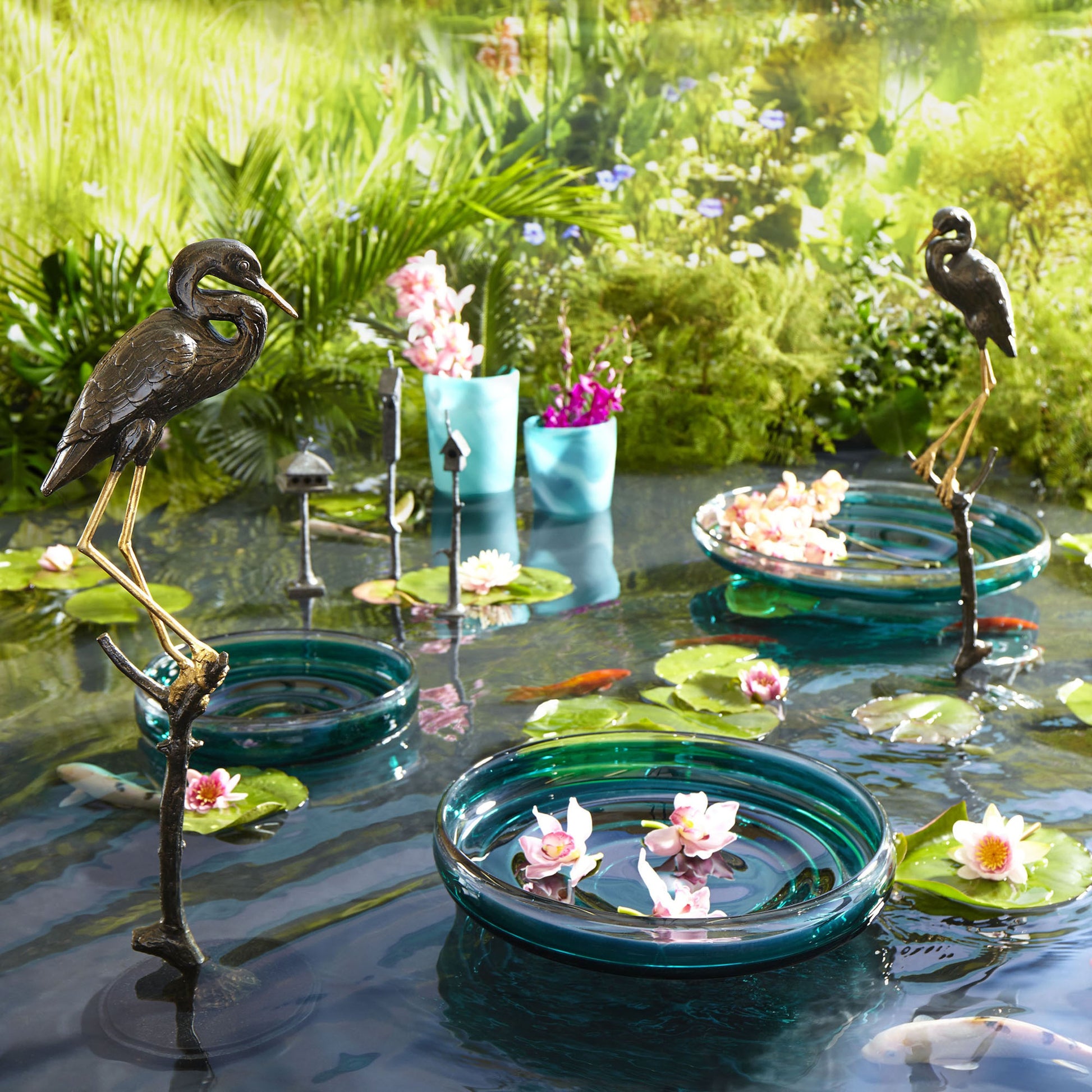 Bird House by Cyan Design in bronze. Made from cast iron in a cottage & farmhouse style.