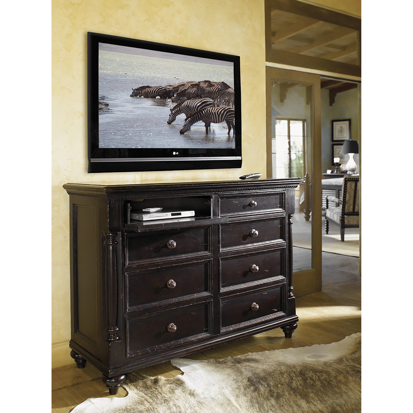003 SR-836496 | Lifestyle | Stony Point Dresser by Tommy Bahama Home. Made from unique in a traditional style.