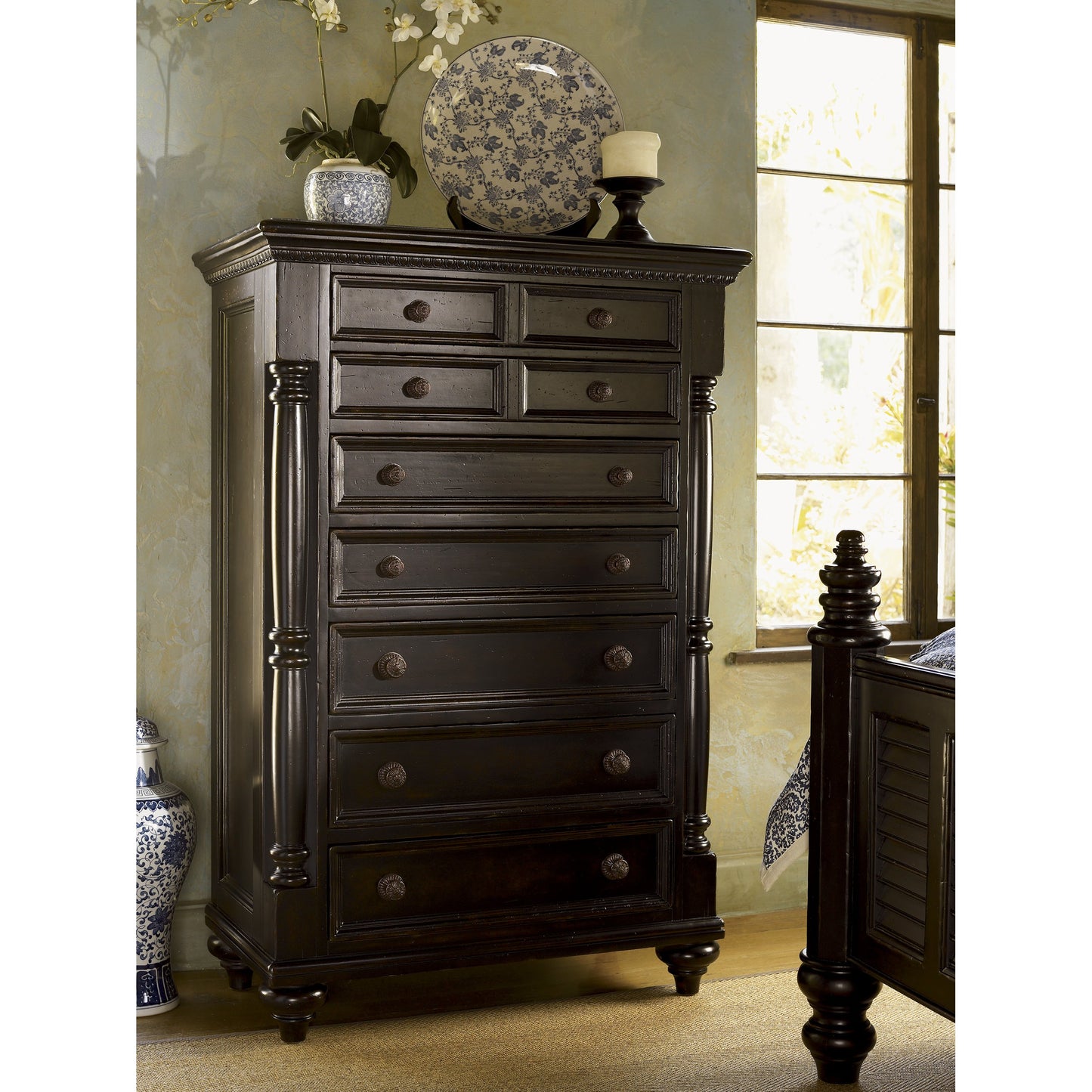 003 SR-836495 | Lifestyle | Stony Point Chest by Tommy Bahama Home. Made from unique in a traditional style.