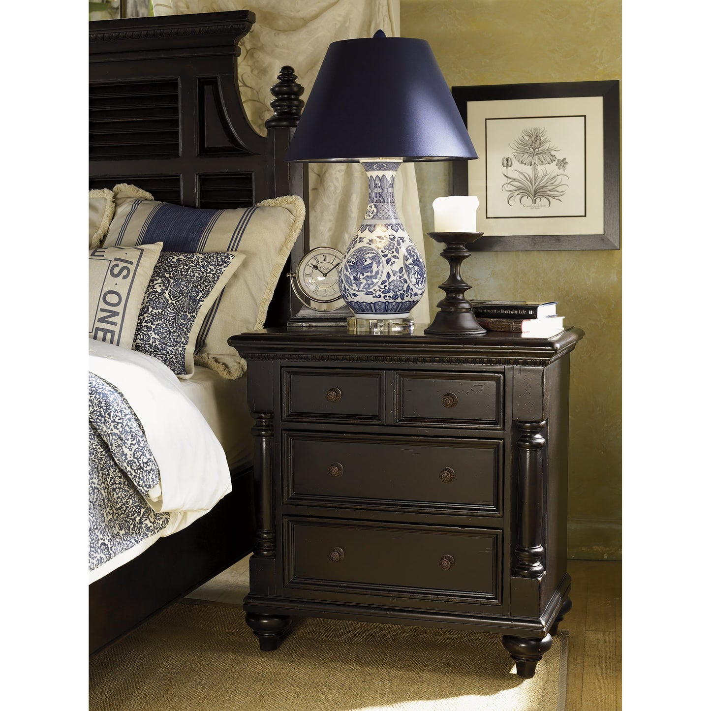 003 SR-836497 | Lifestyle | Stony Point Night Stand by Tommy Bahama Home. Made from unique in a traditional style.