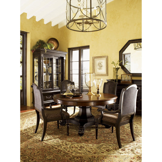 Bonaire Round Dining Table by Tommy Bahama Home. Made from unique in a traditional style.