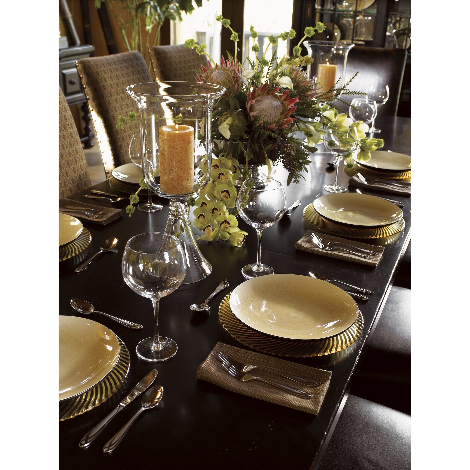 Pembroke Rectangular Dining Table by Tommy Bahama Home in tamarind. Made from unique in a eclectic & global style.