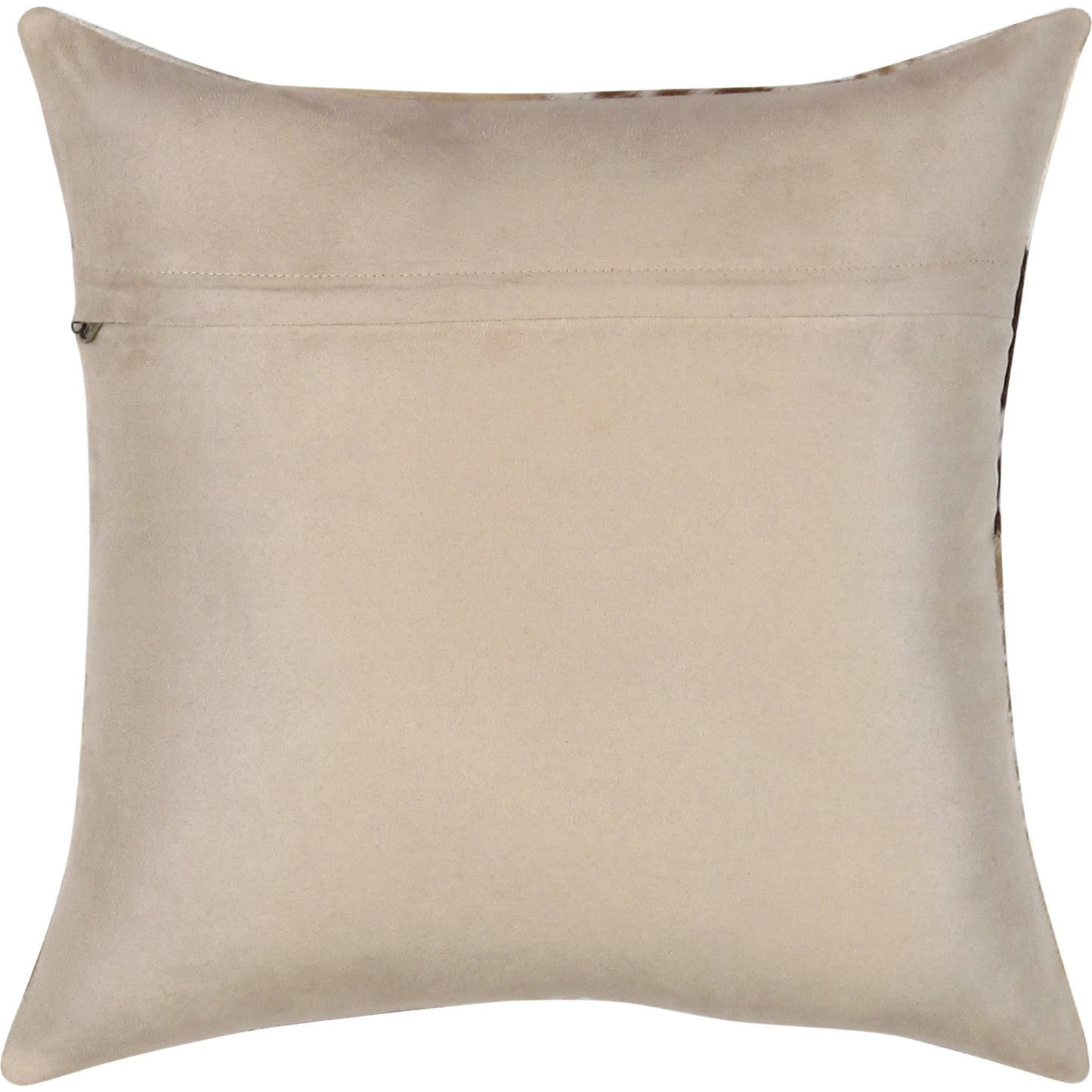 007 SI-2030364 | Additional Silo | Safari Chevron Cowhide Throw Pillow by Pasargad Home in l. brown. Made from cowhide in a modern style.