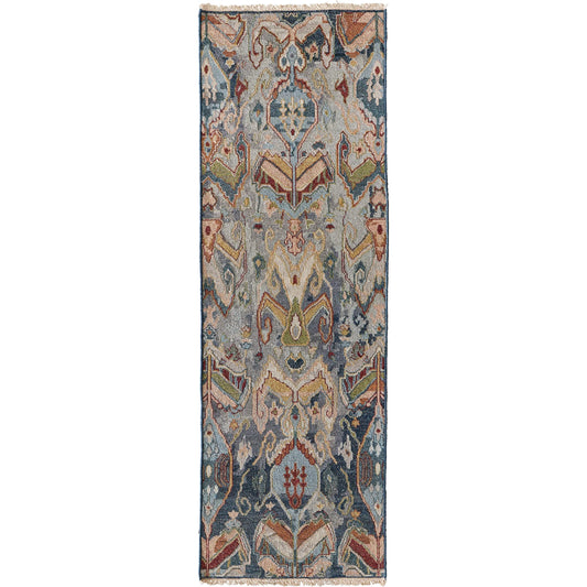 Leylan Transitional Ikat Rug - 0563F by Feizy. Made from unique in a unique style.