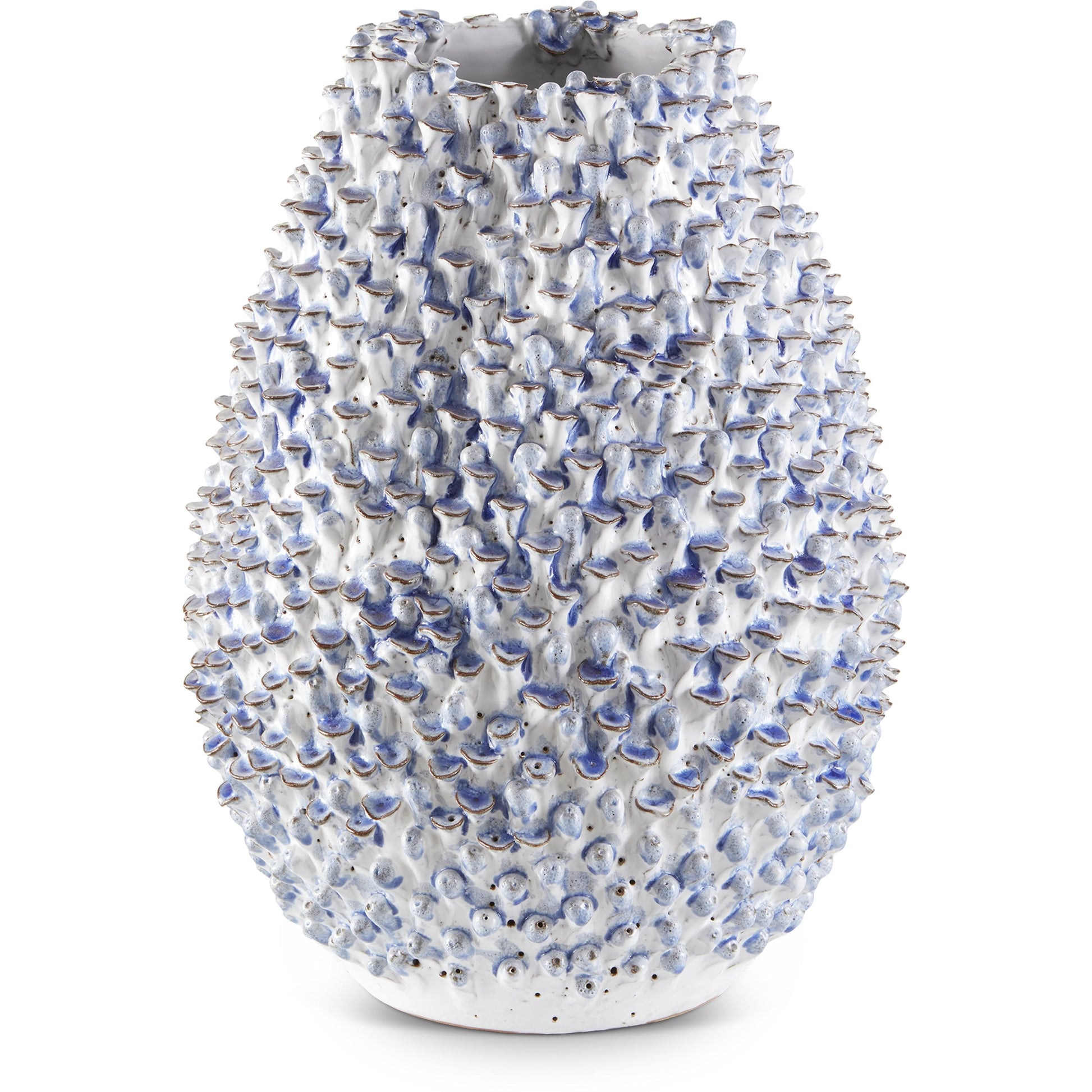Milione Vase by Currey and Company. Made from ceramic in a coastal style.