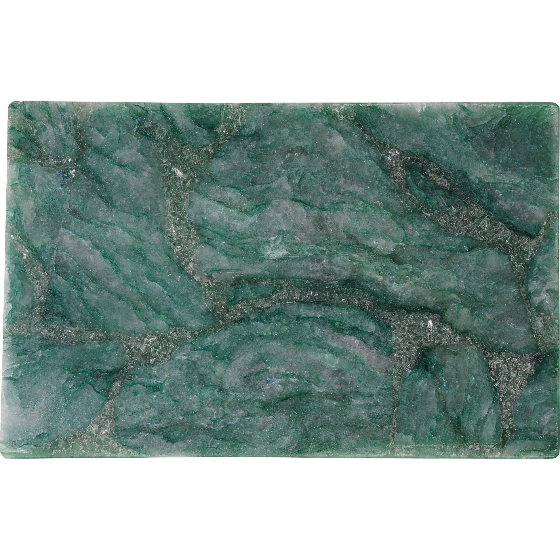 Green Aventurine Box by Currey and Company in natural. Made from green aventurine in a modern style.