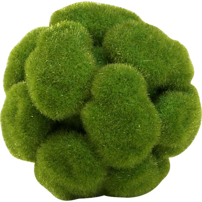 Moss Sphere by Cyan Design in moss green. Made from poly foam in a cottage & farmhouse style.