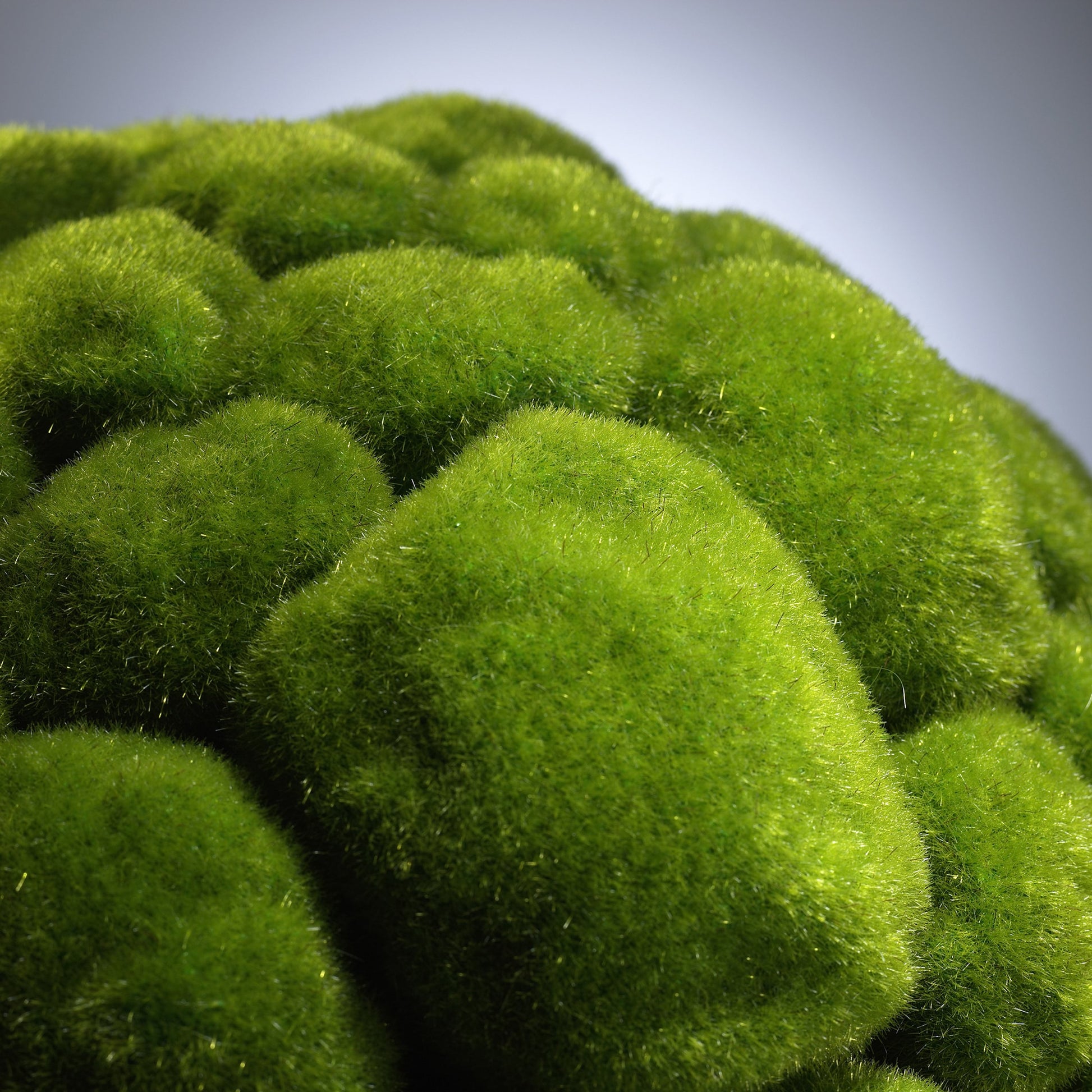 Moss Sphere by Cyan Design in moss green. Made from poly foam in a cottage & farmhouse style.