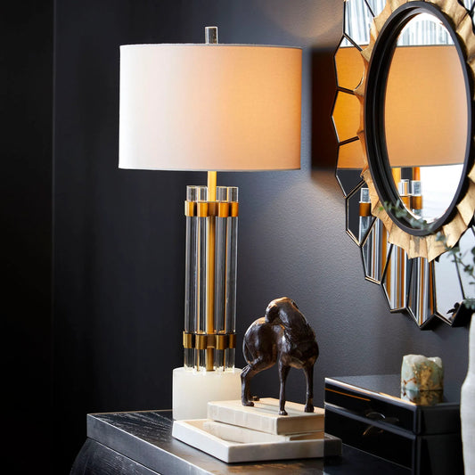 Tempe Mirror by Cyan Design in old world, gold. Made from beveled mirrored glass in a transitional style.